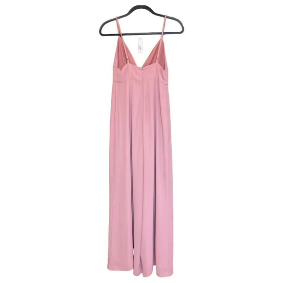 FAME AND PARTNERS Pink Jumpsuit Spaghetti Strap Flowy - Picture 3 of 9